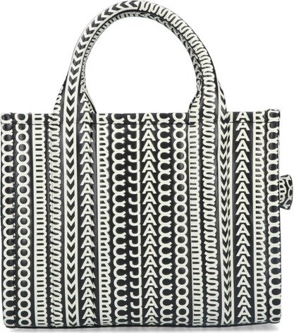 Marc Jacobs The Mini Tote (Black/White) Handbags - ShopStyle