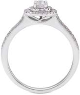 Thumbnail for your product : Macy's Diamond Double Halo Engagement Ring (1/2 ct. t.w.) in 14k White Gold