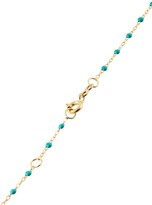 Thumbnail for your product : Gigi Clozeau Blue 18kt Yellow Gold Beaded Necklace