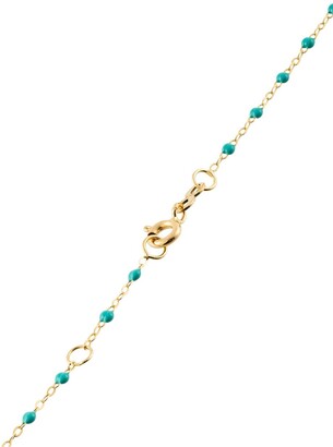 Gigi Clozeau Blue 18kt Yellow Gold Beaded Necklace