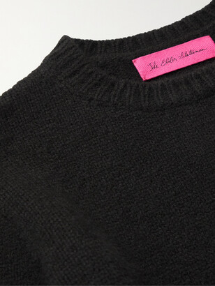 The Elder Statesman Intarsia Cashmere Sweater - Men - Black - S