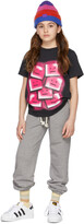 Thumbnail for your product : Acne Studios Kids Black & Pink Face Print T-Shirt