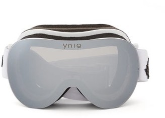 YNIQ Model Two Ski Goggles - White Silver
