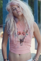 Thumbnail for your product : Wildfox Couture Desert Dahlia Keaton Tank in Peony