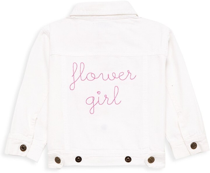 juju + stitch Baby's & Little Girl's Flower Girl Denim Jacket ShopStyle