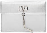 Thumbnail for your product : Valentino Silver Garavani VChain Pouch