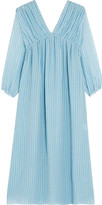 Thumbnail for your product : MiH Jeans Petaluma striped silk-georgette dress