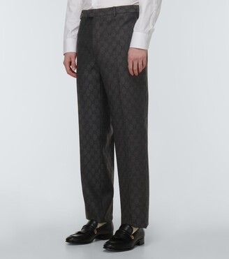 Gucci GG jacquard wool suit - ShopStyle