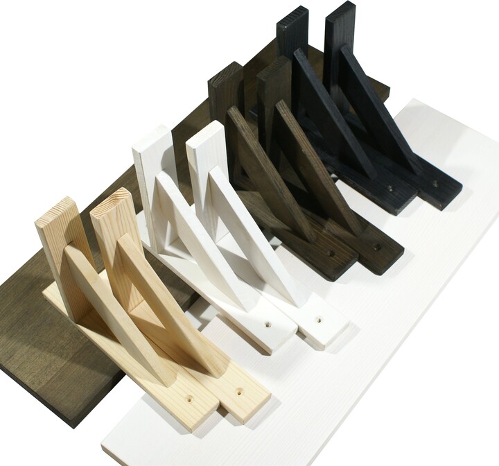 Etsy Wooden Bracket For Floating Shelf, Wall Wood Shelf Brackets