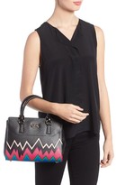 Thumbnail for your product : Ferragamo 'Small Beky' Colorblock Leather Tote - Black
