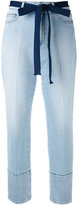 Sonia Rykiel - jean à taille haute - women - coton - 38