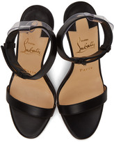Thumbnail for your product : Christian Louboutin Black Jonatina 100 Sandals
