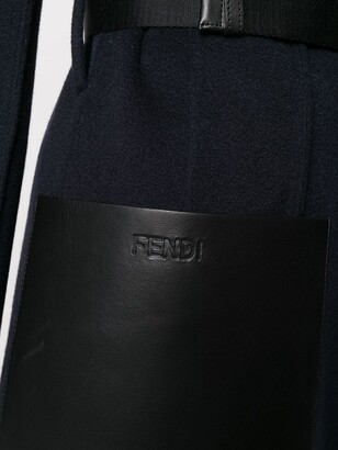 Fendi Belted Single-Breasted Coat