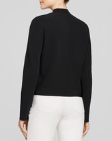 Thumbnail for your product : Elie Tahari Max Ruched Leather Jacket