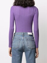 Thumbnail for your product : Pinko Long-Sleeved Knitted Polo Top