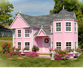 Thumbnail for your product : Little Cottage Company Sara's Victorian Mansion Playhouse Kit with Floor