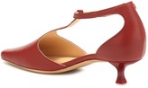 Thumbnail for your product : Bzees Bella T-bar leather pumps