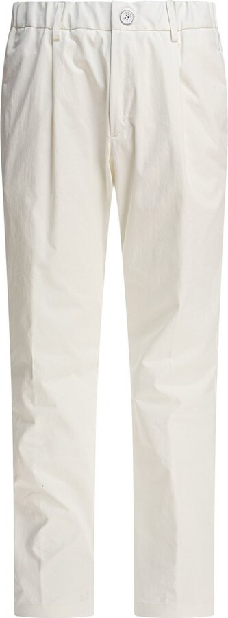 Herno Button Detailed Tapered Trousers