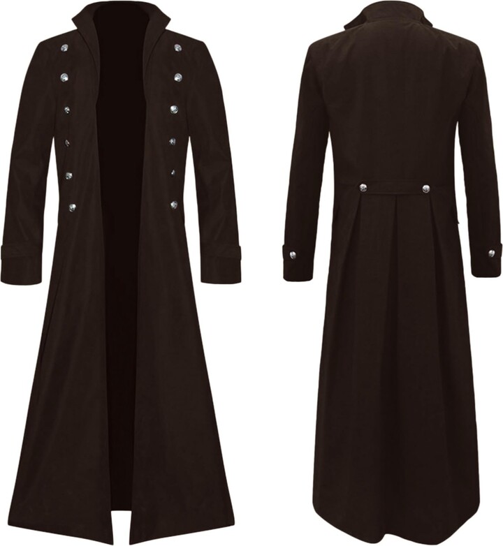 Steampunk Weste Herren - Viktorianische Anzugweste Mit Stehkragen