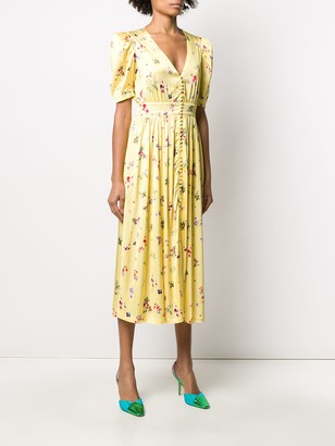 Andamane Cassandra floral-print midi dress