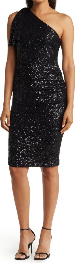 Love by Design Abby Sequin One-Shoulder Minidress