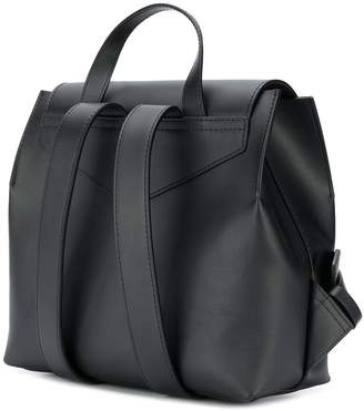 Emporio Armani flap top backpack