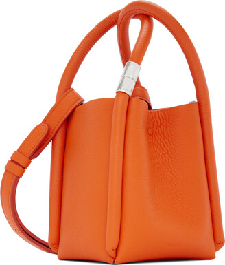 Boyy Orange Lotus 12 Top Handle Bag