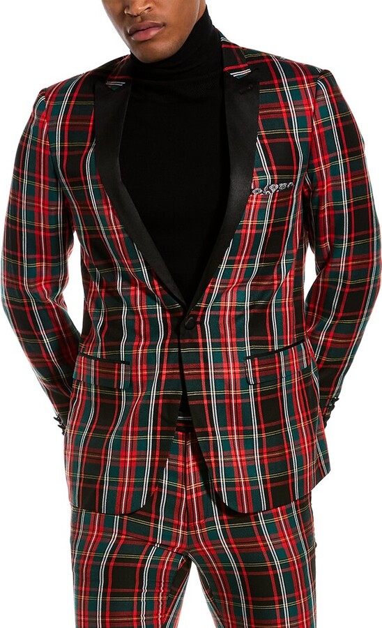 Red Tartan Blazer Mens | Shop The Largest Collection | ShopStyle