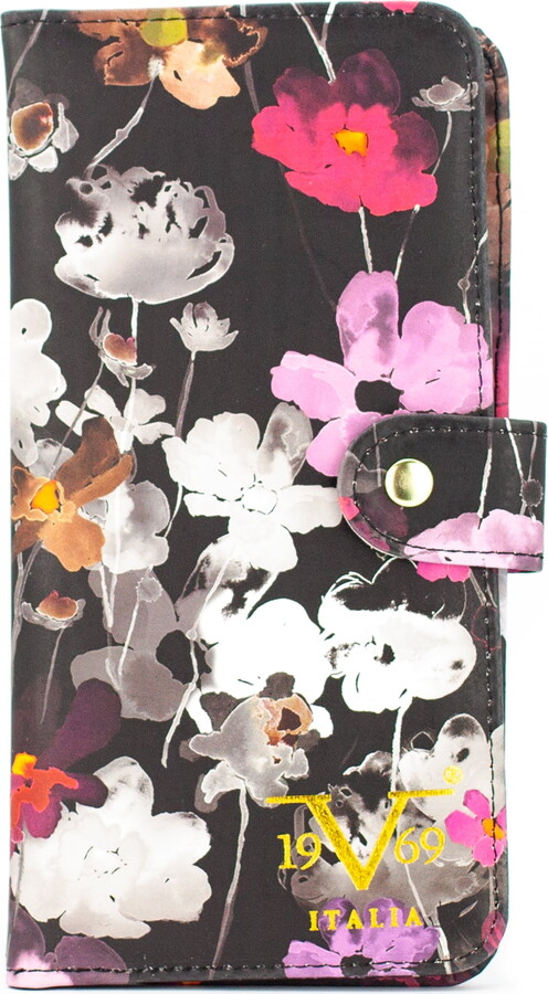 RFID Passport Cover – Sturdy, Slim and Made from PU Leather (Watercolor Flowers)