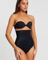 Thumbnail for your product : Spanx Women's Black High Waisted Briefs - Suit Your Fancy High-Waist Thong - Size One Size, XL at The Iconic