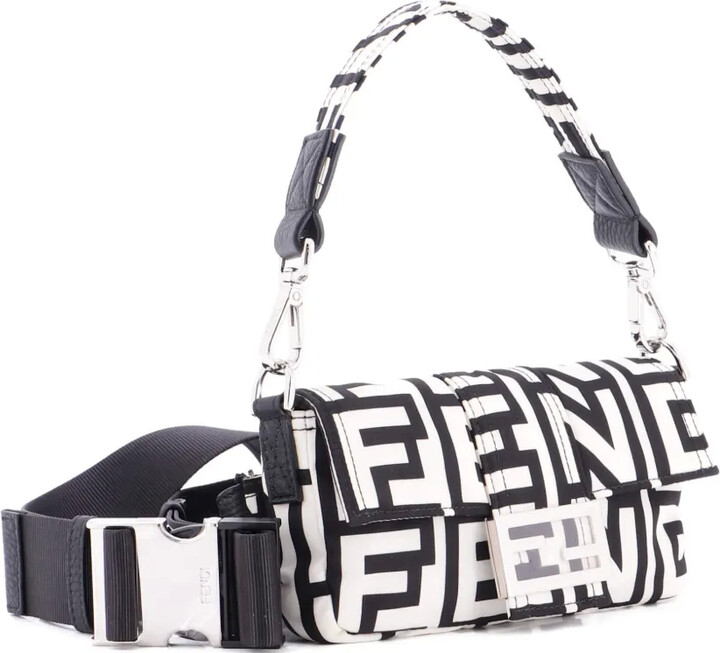 Fendi Pre-Owned x Marc Jacobs Baguette NM Bag Printed Nylon shoulder bag