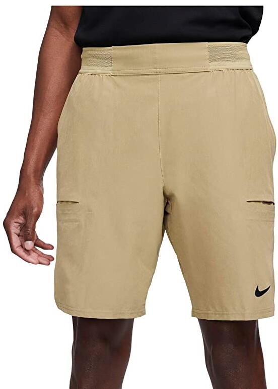 nike premium tonal shorts in beige