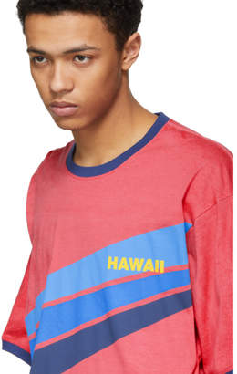 DSQUARED2 Red Hawaii Super Over It T-Shirt