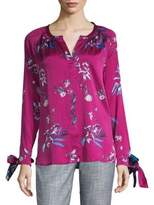 Thumbnail for your product : HUGO Floral-Print Long-Sleeve Top