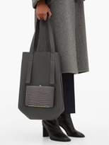 Thumbnail for your product : Lutz Morris - Seveny Grained-leather Tote Bag - Womens - Navy