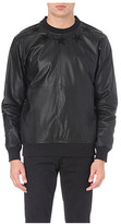 Thumbnail for your product : Givenchy Star-detail leather sweatshirt - for Men