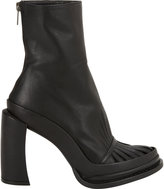 Thumbnail for your product : Ann Demeulemeester Cutout-Vamp Platform Ankle Boots