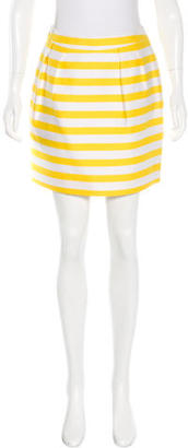 Kate Spade Striped Mini Skirt