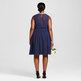Thumbnail for your product : Tevolio Women's Chiffon Illusion Sleeveless Dress