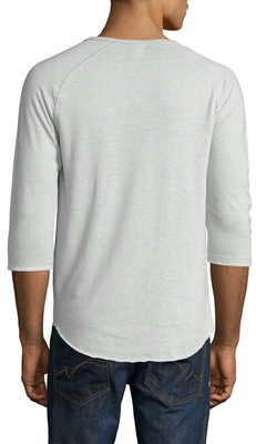 Alternative Apparel Eco Jersey Baseball Henley Shirt