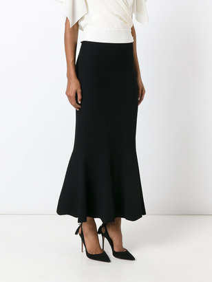 Alaia fitted ruffled skirt - women - Polyamide/Polyester/Spandex/Elastane/Viscose - 40