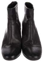 Thumbnail for your product : NDC Leather Round-Toe Ankle Boots