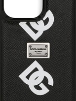 Thumbnail for your product : Dolce & Gabbana logo-print iPhone 13 Pro case