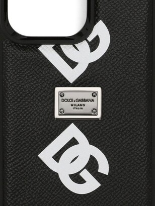 Dolce & Gabbana logo-print iPhone 13 Pro case