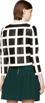 Thumbnail for your product : DSQUARED2 Black & White Lambskin Windowpane Jacket