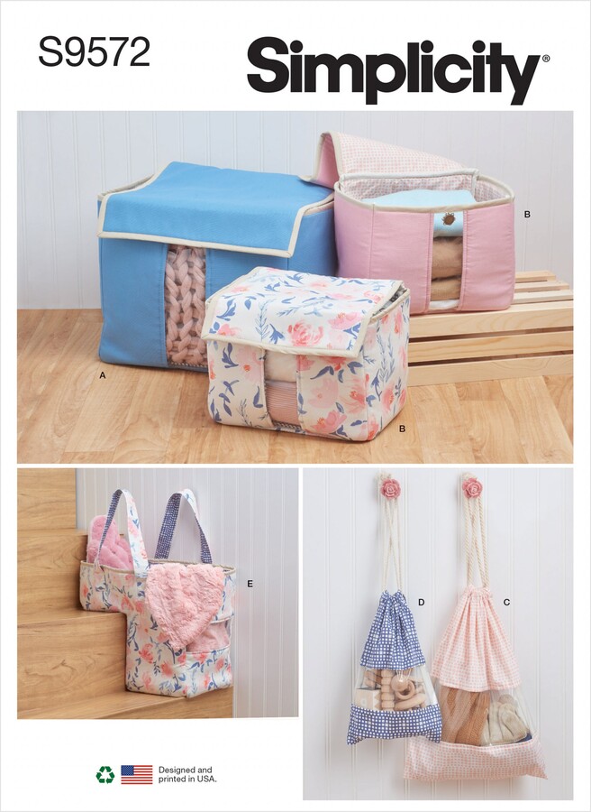 Dunelm Simplicity S9572 Organizers Sewing Pattern OffWhite ShopStyle