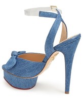 Thumbnail for your product : Charlotte Olympia 'Serena' Ankle Strap Sandal (Women)