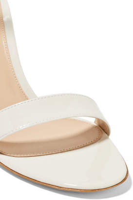 Gianvito Rossi Portofino 70 Patent-leather Sandals - White
