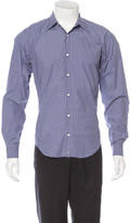 Thumbnail for your product : Dries Van Noten Micro-Plaid Button-Up Shirt