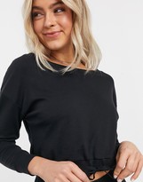 Thumbnail for your product : Dorina Supima cotton lounge sweat with drawstring waist in black